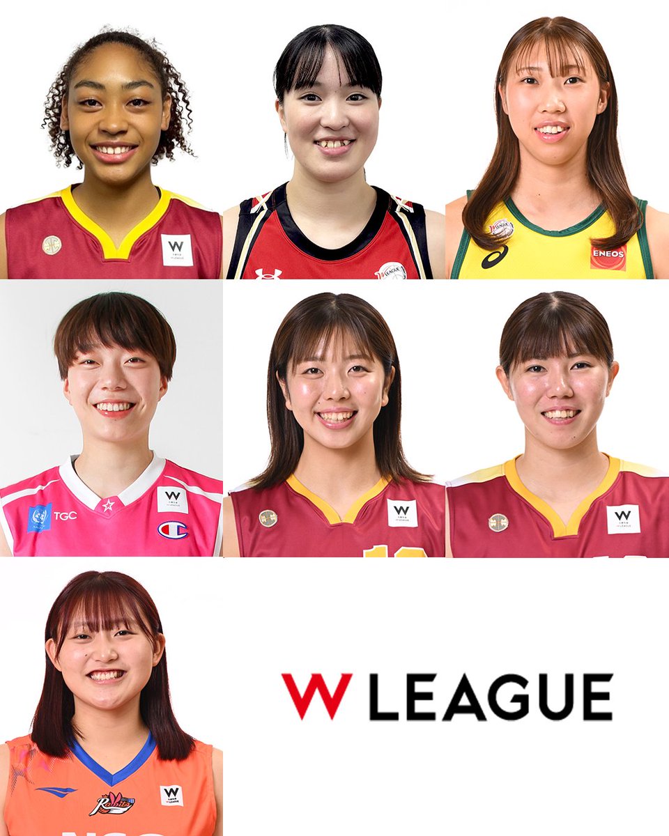 wjbl_official's tweet photo. 🇯🇵 #AkatsukiJapan 3x3女子日本代表🇯🇵
2026年9月に愛知県・名古屋市にて開催される 『第20回 アジア競技大会 (2026/愛知・名古屋)』 3×3女子日本代表チームに #Wリーグ から7名の選手が選出されました🔥

🏆第20回アジア競技大会（2026/愛知・名古屋）
🏀3x3（3人制バスケットボール）
🗓️9月21日(月)〜25日(金)
🏟️金城ふ頭駅前特設コート

【大会出場選手】
西 ファトゥマ七南（175cm｜22歳｜トヨタ紡織）
山本 遥香（177cm｜22歳｜三菱電機）
八木 悠香（177cm｜21歳｜ENEOS）
堀内 桜花（167cm｜20歳｜シャンソン）

【予備登録選手】
平下 結貴（175cm｜23歳｜トヨタ紡織）
伊波 美空（167cm｜23歳｜トヨタ紡織）
門脇 瑚羽（175cm｜21歳｜東京医療保健大学）
高瀬 ゆのか（175cm｜20歳｜新潟）

※画像は2025-26シーズン
https://t.co/TfvZjuTbin
