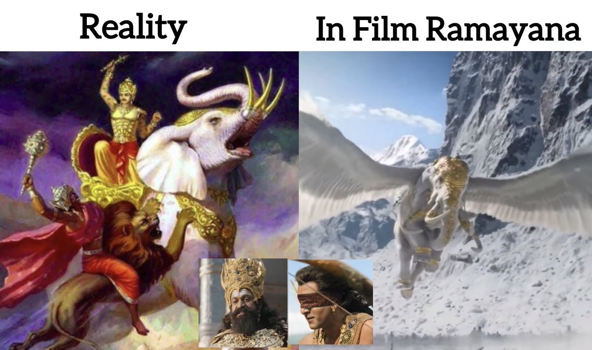 Amara__Don's tweet photo. After Ramayana trailer came out, everyone has become Christopher Nolan ki Chhati Aulad🤡

Guys, if you don’t know much about our scriptures or religion, please don’t judge without understanding it first. This film is trying to showcase our culture to the world.

Stop posting cheap opinions just for attention and support the film🙏

God, please save Hindus from Hindus.
#Ramayana #yash #Ranbir