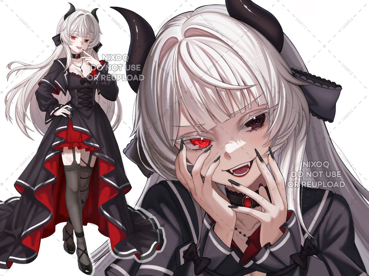 nix0q's tweet photo. gonna start posting newer comms!! these were two separate comms for the same client, I feel so grateful I was allowed to experiment some more… (and the improvement between both! I think,,) https://t.co/SXX1XlHUlR