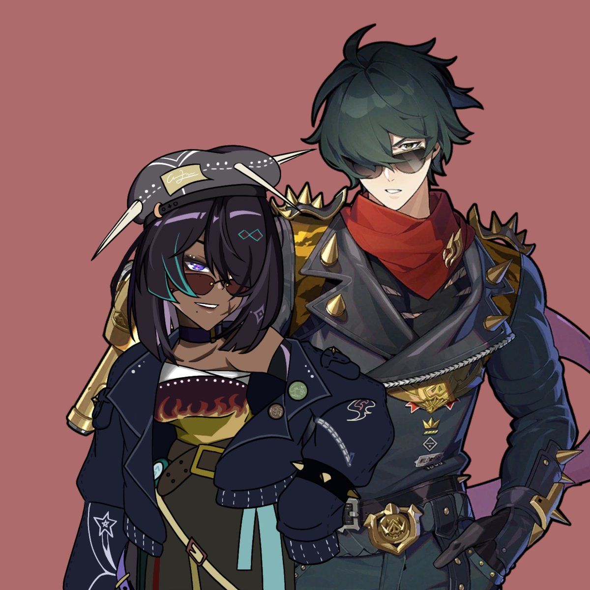 aoxriinn's tweet photo. anyone who's interested to see them side by side, here ya go! 
#zzzero #ocxcanon #zzzoc https://t.co/nkfvTOViU6