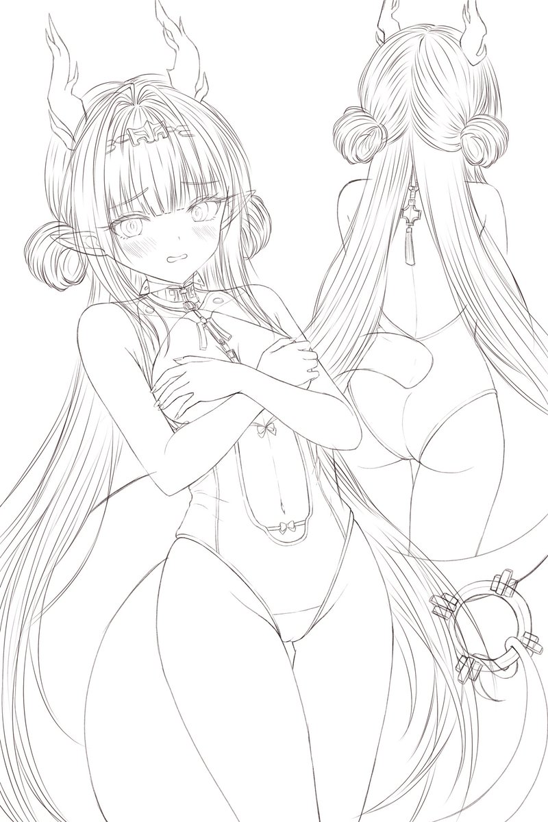 Rinyu_Feza's tweet photo. 祀ちゃんのパンティーのスタイルは……

#明日方舟終末地 ＃終末地 #ArknightsEndfield
#EndfieldCreators https://t.co/620WW7ix56
