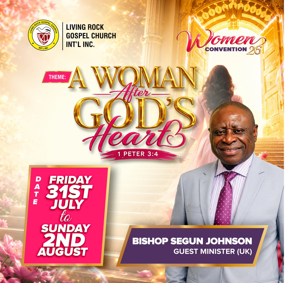 lrgcintl's tweet photo. Women Convention 2026 is here
and it promises to be an exciting time in God's Presence
Don't miss it https://t.co/W7Qa8mOZx0