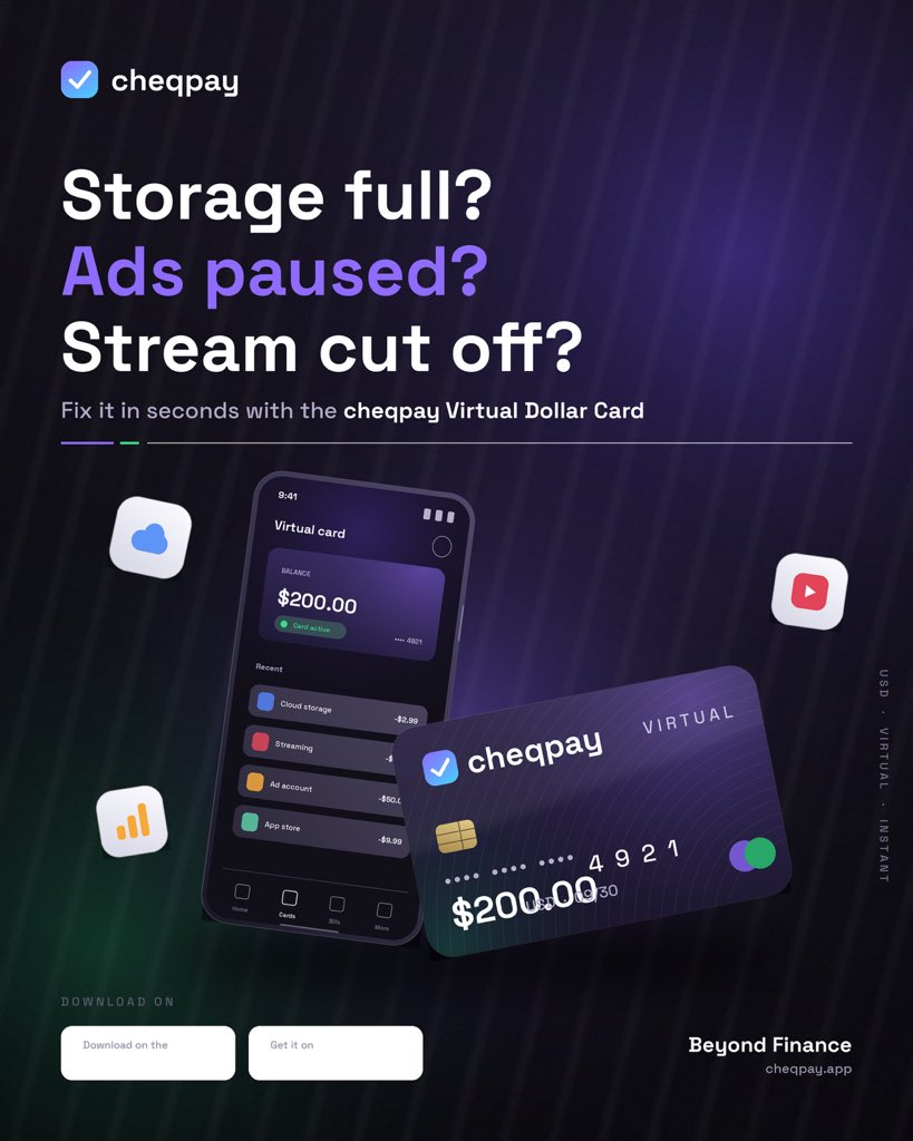 mycheqpay's tweet photo. Try cheqpay today https://t.co/JM4eh5N3sY
