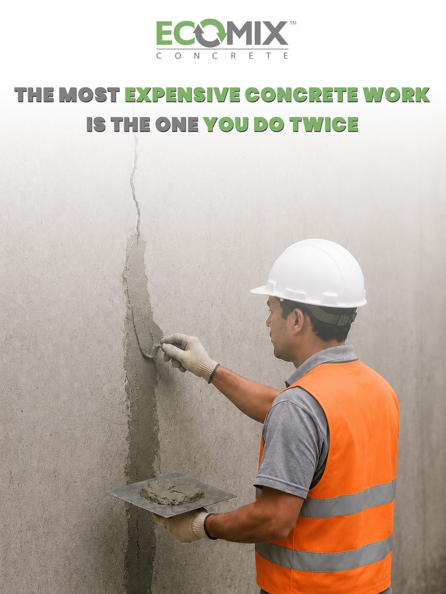 ecomix_india's tweet photo. The true cost of poor execution isn't visible on day one.

It appears later through delays, rework, wastage, and avoidable expenses.

#ProjectExecution #ConstructionManagement #ReadyMixConcrete #EcomixConcrete https://t.co/o0OqWmOaXM