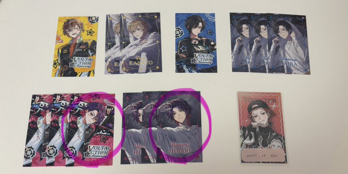 ayatoenst's tweet photo. @melon__v4 初めまして、検索より失礼致します。
当方画像1枚目を所持しているのですが、2枚目、3枚目の3:3で交換していただくことは可能でしょうか？出先のため所持画像がID付きでなく申し訳ございません。
ご検討いただけますと幸いです。よろしくお願い致します。 https://t.co/BmTL3ntKr0