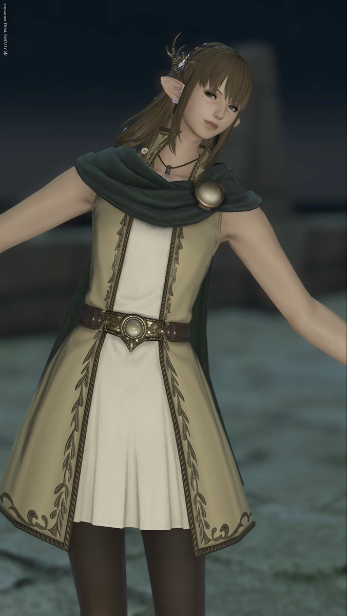 Chrysan_Garuda's tweet photo. 新しい衣装大好きー！🧝‍♀️✨
開発さんありがとうございます
#FFXIV
#エレメス https://t.co/TUybV6rPID