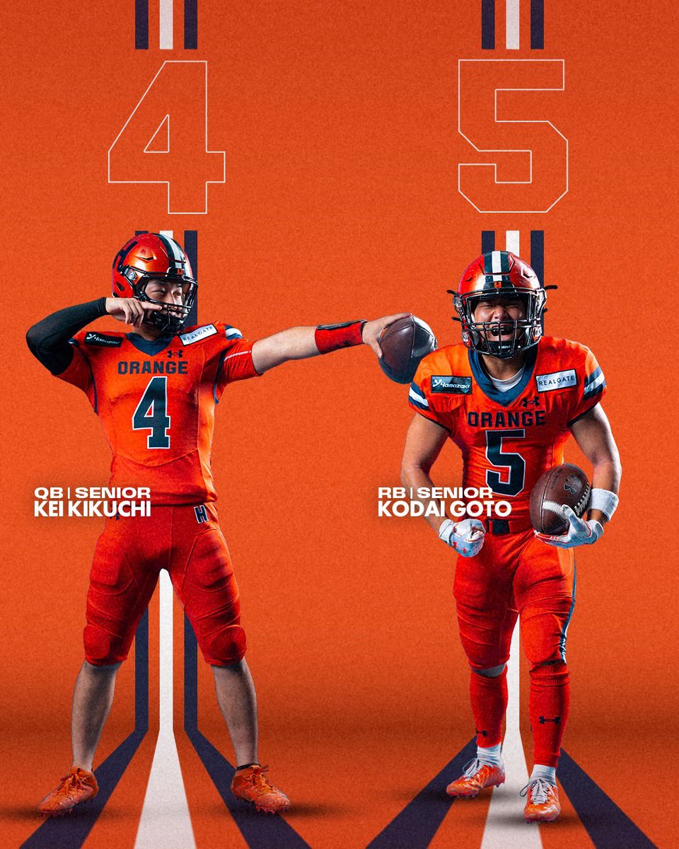 Post by 法政大学体育会アメリカンフットボール部ORANGE on X: (2/2)
