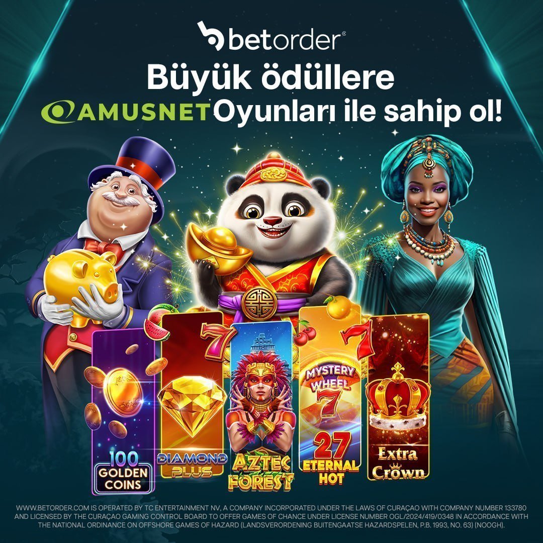 X_betorderr's tweet photo. Yenilikçi tasarımları ile Amusnet slot oyunları!🎰🎰

💢Yüksek RTP oranları ve güçlü kazanç potansiyeli🪙
💢Freespin, bonus  ve çarpan özellikleri🎁
💢Farklı temalarla oyun keyfi ⚡️
Betorder farklıyla Amusnet slotlarında spinle, eğlencenin tadını çıkar!
https://t.co/lKOaFJ5NtO https://t.co/myUNfS83jO