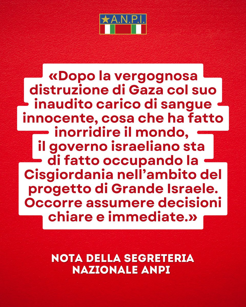 Anpinazionale's tweet photo. #Cisgiordania 
#Gaza https://t.co/cvoVPbKk6U