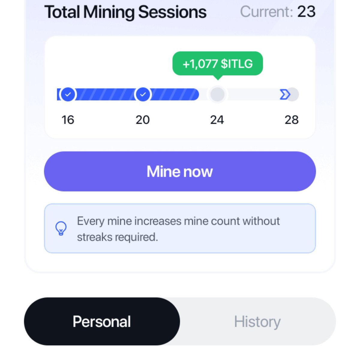 Xolars1's tweet photo. I can't believe I'm about to recover all my $ITLG back
After months of inactivity and losing my streaks which led to my tokens being burned
I'm officially back grinding Interlink.
If you miss $PI don't miss this opportunity again
Link👇
#ITL #ITLG #Interlink #INTERLINKS https://t.co/lq2cyG2SPA