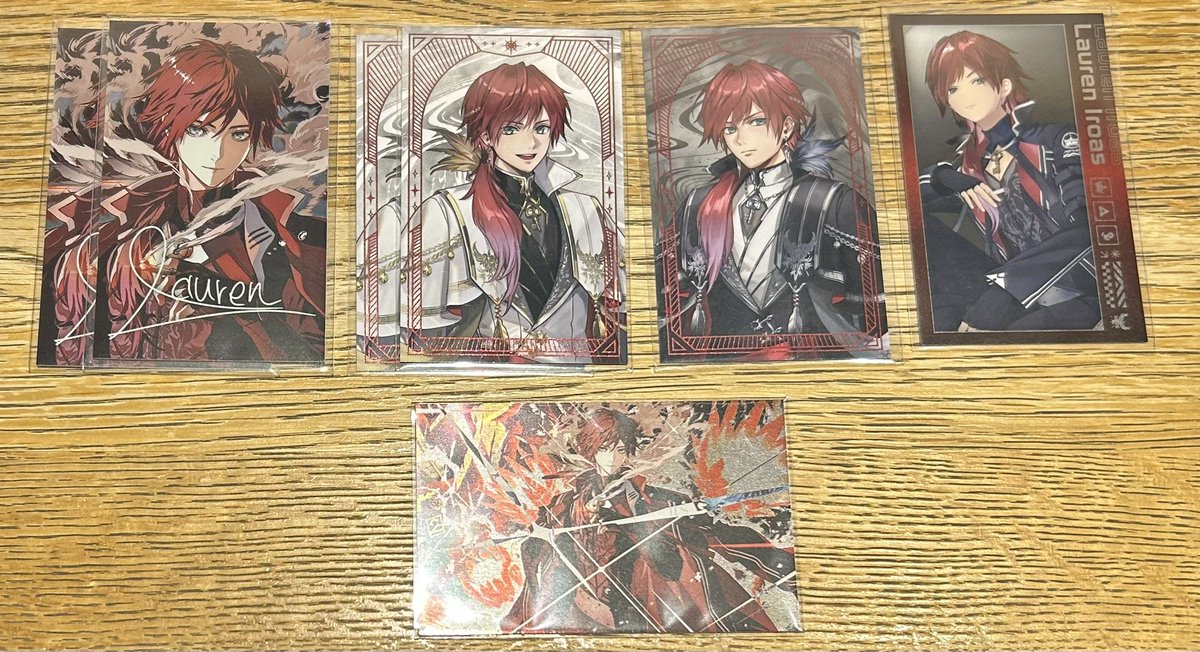 p0cuui_'s tweet photo. 【交換譲渡】にじさんじ ローレン・イロアス　1st LIVE FACE ランダムカード

譲 画像

求 💖＞💜＞無印 or 定価

💖優先ですが3d絵柄全部好きなため1点〜でもお声掛けください。
本日現地手渡し
譲渡はKV横orアクスタ柄同数含めてのみ https://t.co/vdwLSDn7rM