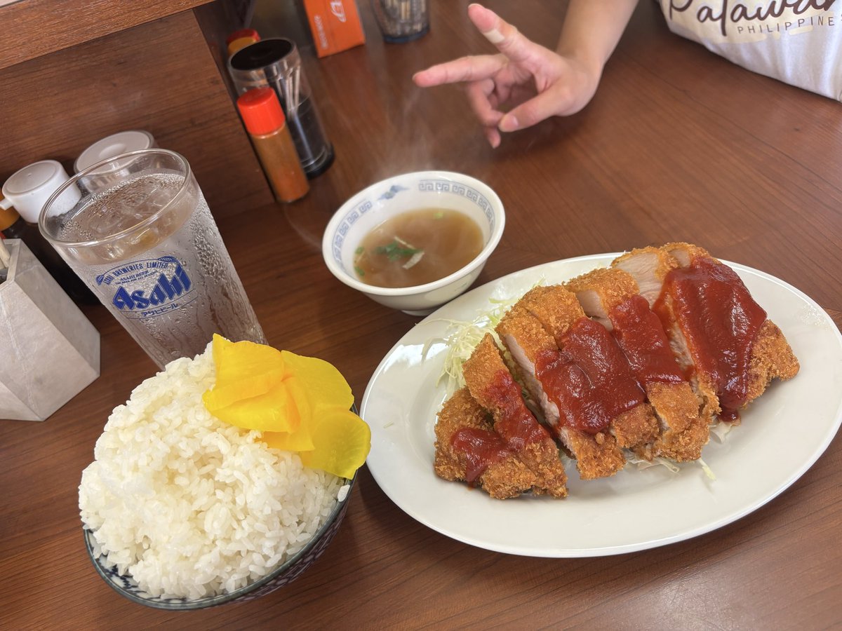 shinchanma's tweet photo. 久々に松屋行って来た！😊
やっぱとんかつ最高やわ！😆 https://t.co/qx3k0bhSLI