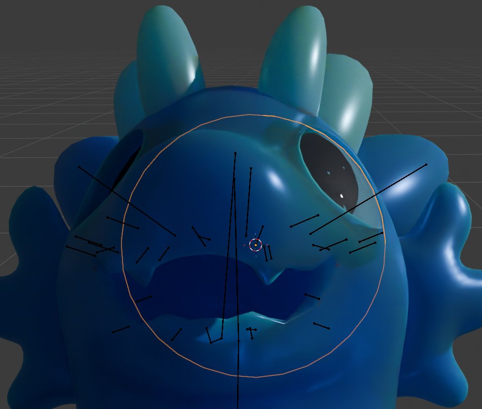 GlowRubberDrag's tweet photo. Day 2. Creating the eyes,mouth was annoying;  After shader adjustments, I tried to solve the oversized eyeballs.the eyeballs would be visible as soon as the mouth opened, which was incredibly troublesome. In the end, I used a three-layer structure to handle the eyes. 🫪 https://t.co/M9m4Ks09xc
