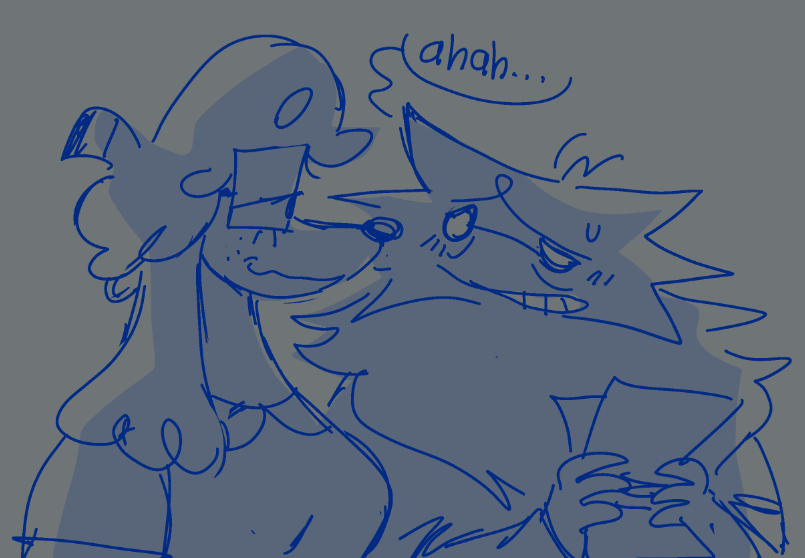 BrockenJoan's tweet photo. i havent drawn these two together in a while https://t.co/sIGFTYOKwu