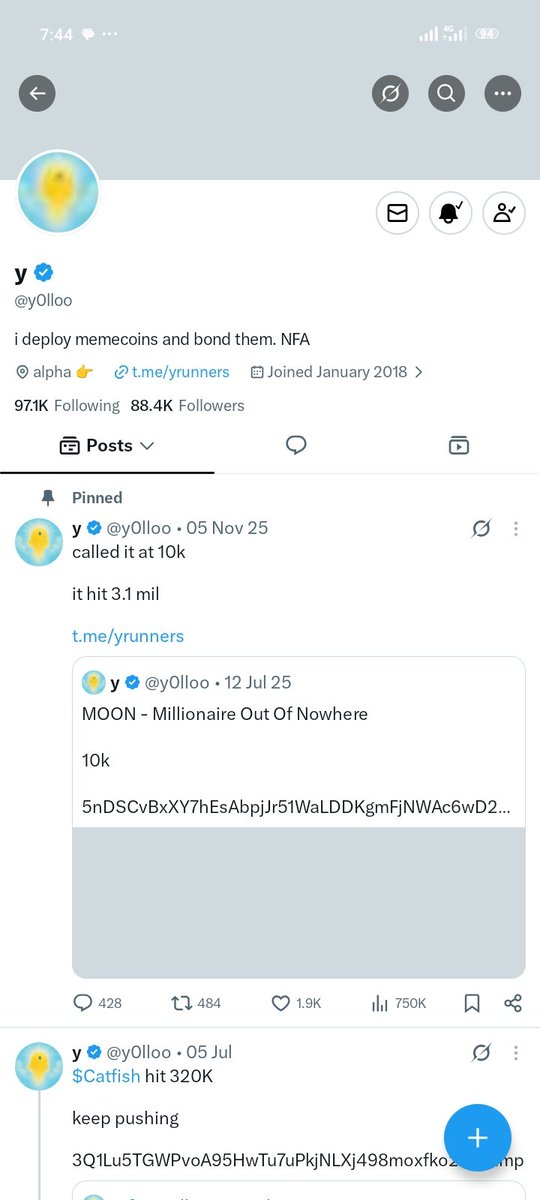 ssmithsznn's tweet photo. @y0lloo @0xsamn My hard work would't go unoticed Hopefully 😔

9k7Sv5rUTMvMWCaUoz65TZNbGtanjr7nYjN1EjguXXzn https://t.co/eOZOipls3R