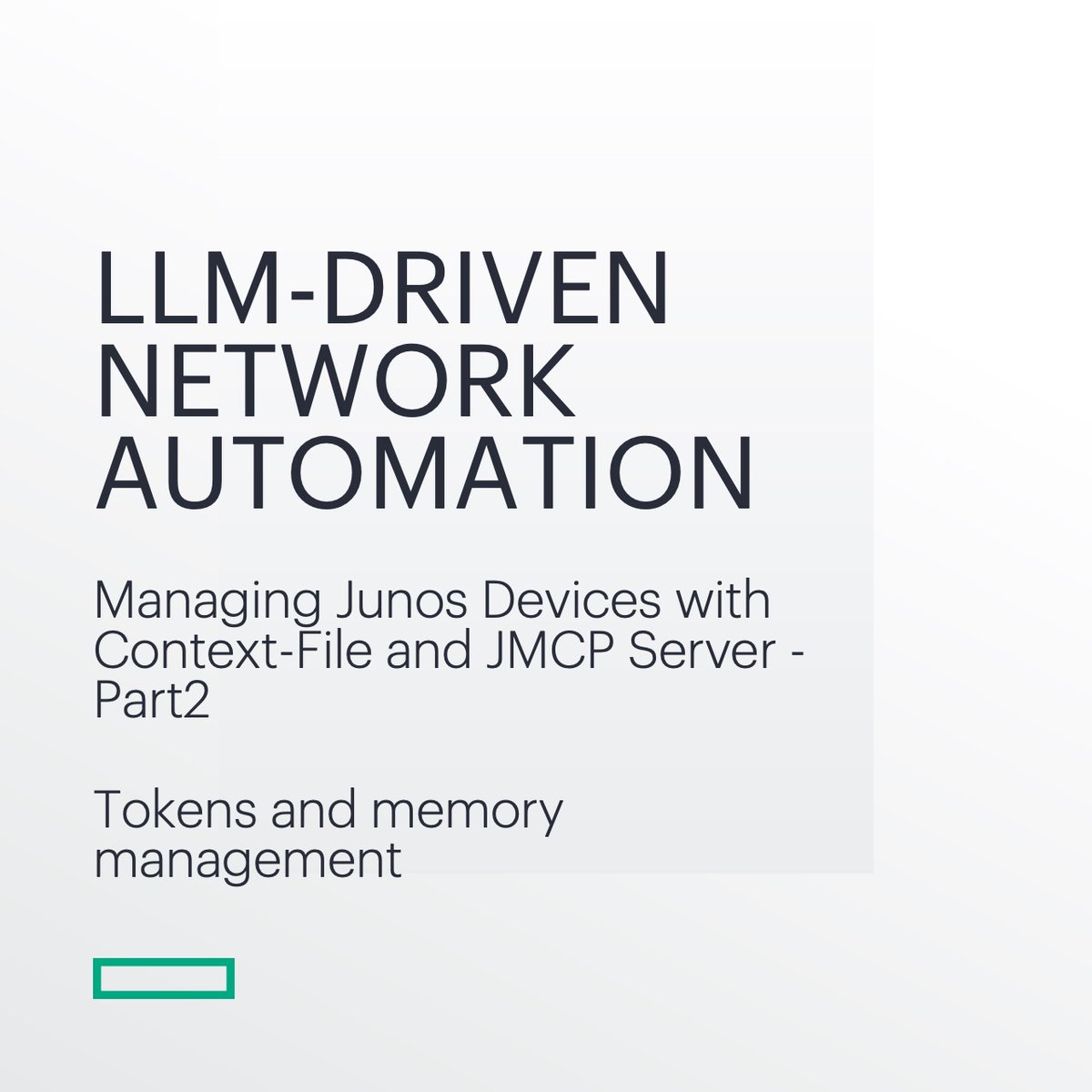 HPE_Developer's tweet photo. Dive into Part 2 of our series! Learn how tokens, data formats, and memory management impact managing Junos devices with JMCP. Maximize your LLMs’ efficiency &amp; stay within context limits. #HPEDEV https://t.co/MEWAJVQTJo https://t.co/RiLmXctJ4j