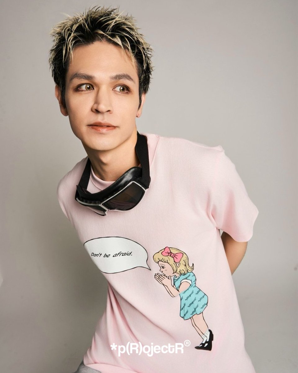 projectr___'s tweet photo. 「Don't be afraid.」のメッセージを添えたデザインのSS Tee。

■Little Girl SS Tee
・Color：Pink, White, Black
・Size：S, M, L, XL

■販売先
・ONLINE STORE
https://t.co/9xDGnpVsYT
・VERTICAL GARAGE
OPEN：12:00-19:00

#projectr https://t.co/fveRz4b8Qy