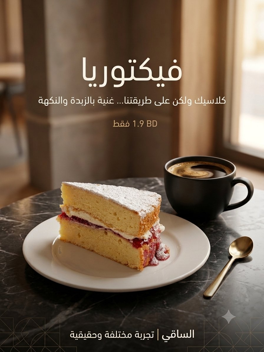 alsaqicafe's tweet photo. كلاسيك لكن على طريقتنا ... غنية بالزبدة والنكهة

#فيكتوريا https://t.co/K05FTrAy55