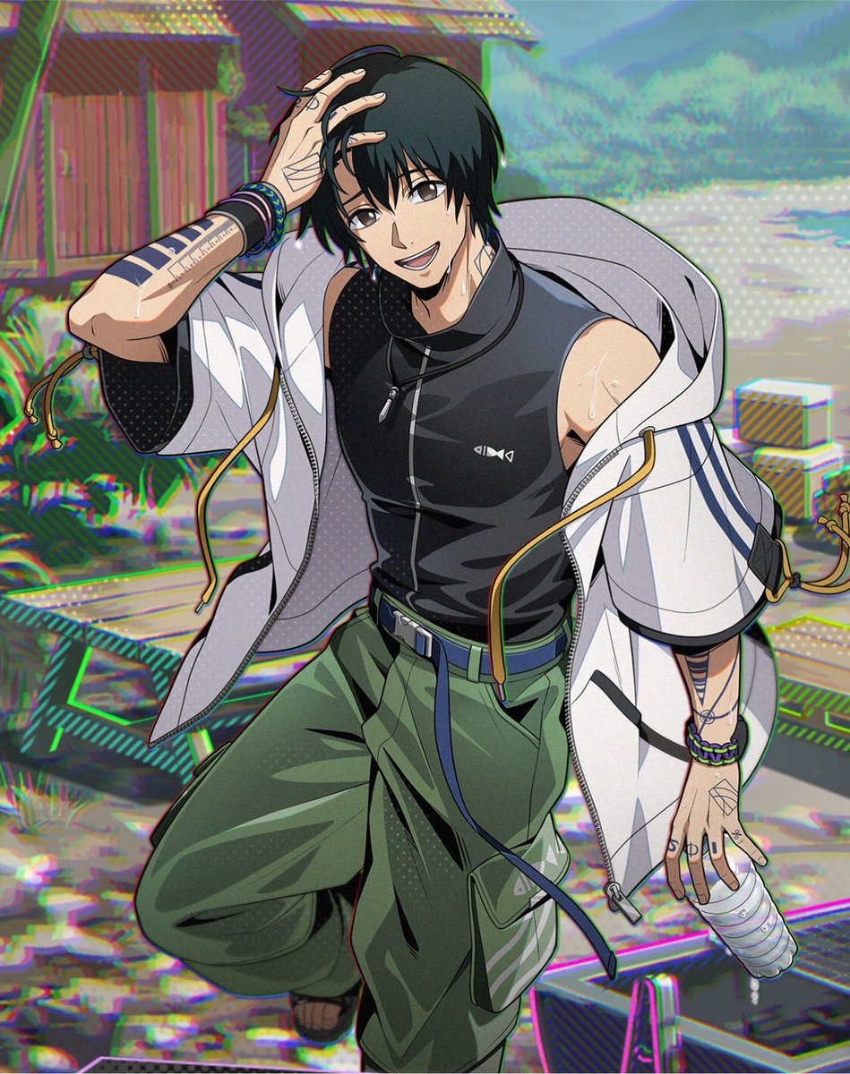 nagumories's tweet photo. hi nagumo i think im going to die after seeing you sweating now https://t.co/2xy390fnjK
