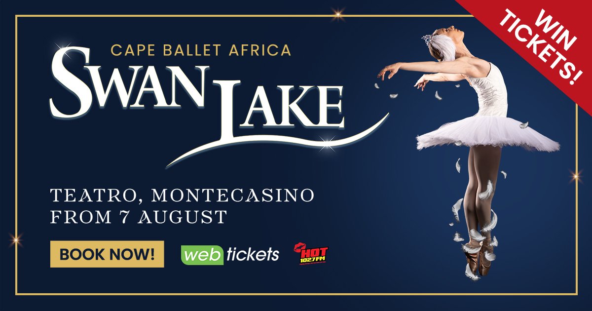JoziStyle's tweet photo. Win 1 of 3 Double Tickets to Swan Lake at Montecasino’s Teatro. 

#SwanLake26
#JoziStyleBallet 

https://t.co/JLBAaYejCN https://t.co/GfYrrCkYZU