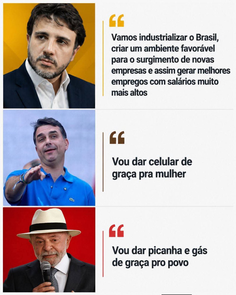 Silva_D_Tiago's tweet photo. Só um realmente tem um projeto de brasil https://t.co/B9SlkNLSP2