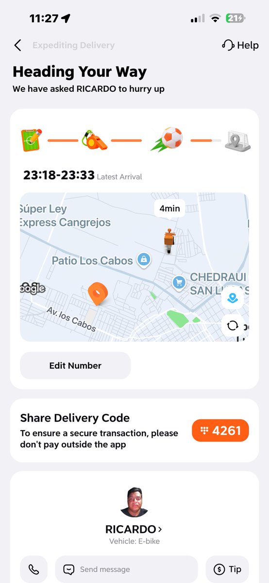 jwanpi's tweet photo. @DiDi_Mexico porquería de servicio y de sus ladrones repartidores!
Un pedido de 2 minutos literal, lo llevo al culo del mundo y lo hizo de 1 hora, hasta que no quedó mas que cancelar, aunado a eso de inicio te dicen que no te pueden reembolsar completo. Nomames!! https://t.co/gc5G9DzC5a