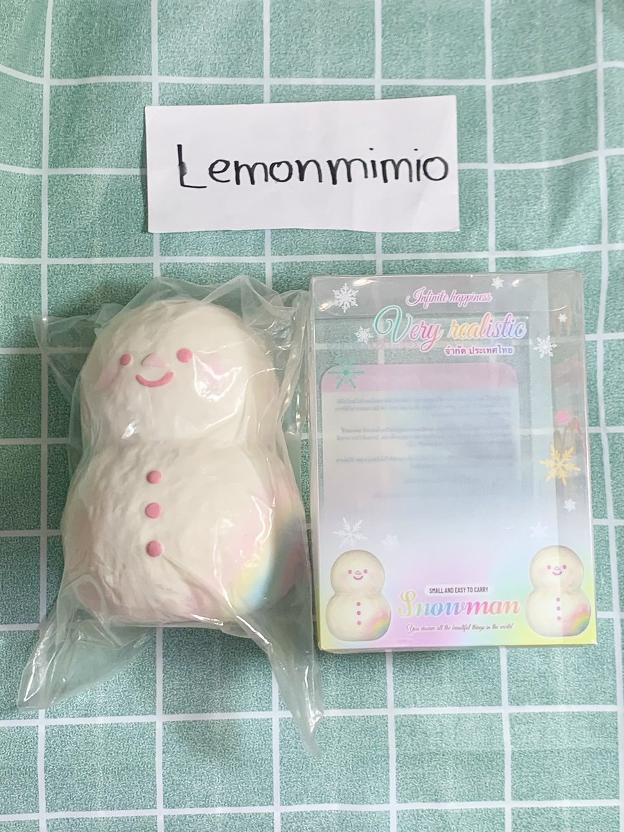 lemonmimio's tweet photo. #สกุชชี่ Thailand limited คอลแลปคนไทยทั้งสองแบบ🩷 งานแรร์หายากก

Lisa สโนแมนรุ้งงานคอลแลป 1100฿ มือ1

Bingbing ข้าวปั้นแมวชมพูมีแบบมือ1 890฿ กับแบบงานปล่อยเค้าเอง 790฿ 1ชิ้นค่ะ

ส่งฟรีคับ❤️

❗️สกุชชี่บางชิ้นอาจจะมีตน.จากโรงงาน ขอคนไม่ซีนะคะ ขอดูพต.ได้
#ตลาดนัดสกุชชี่ https://t.co/2Bw1LkWk7i