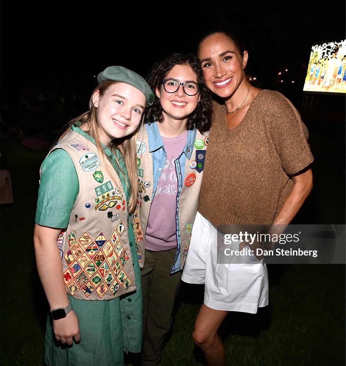 LuckyRevin's tweet photo. Special Screening Of Roadside Attractions' "Cookie Queens"
OJAI, CALIFORNIA ๐ช๐ธ
Olive, Celia and #MeghanDuchessofSussex are seen at a special screening of Roadside Attractions' "Cookie Queens" at Camp Arnaz on July 29, 2026 in Ojai, California ๐ค #CookieQueens https://t.co/bK8DPsrzY5
