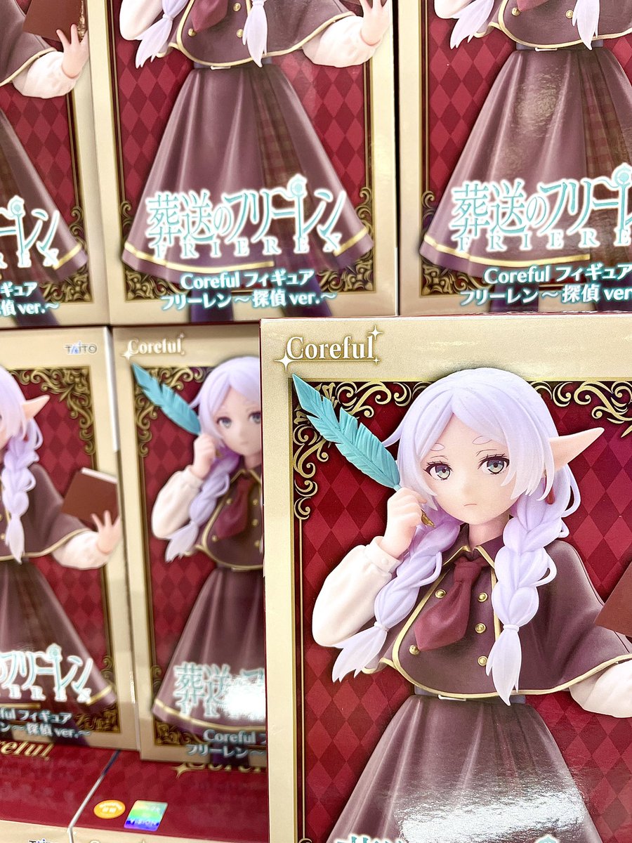 motte_nirasaki's tweet photo. 🩷入荷のお知らせ💜
本日より登場のフィギュアです❕
ししろんのぬーストは砂時計の台座付きとなってます✨
現在の時点ではこちらの３つを展開しております𓆩 ❤︎ 𓆪

#もってきーなNIRASAKI #プライズ #ホロライブ #獅白ぼたん #ししろん #MARVEL #スパイダーマン #葬送のフリーレン #フリーレン https://t.co/XyP9F1HOBV