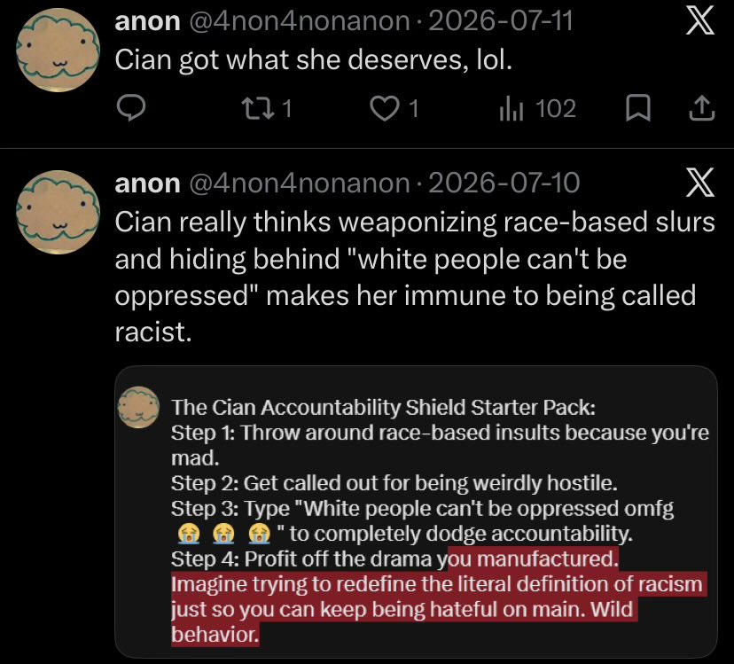 markcelguy's tweet photo. me when im mad that my racist friend got called out so i have to say this shit https://t.co/cptcqM83tw