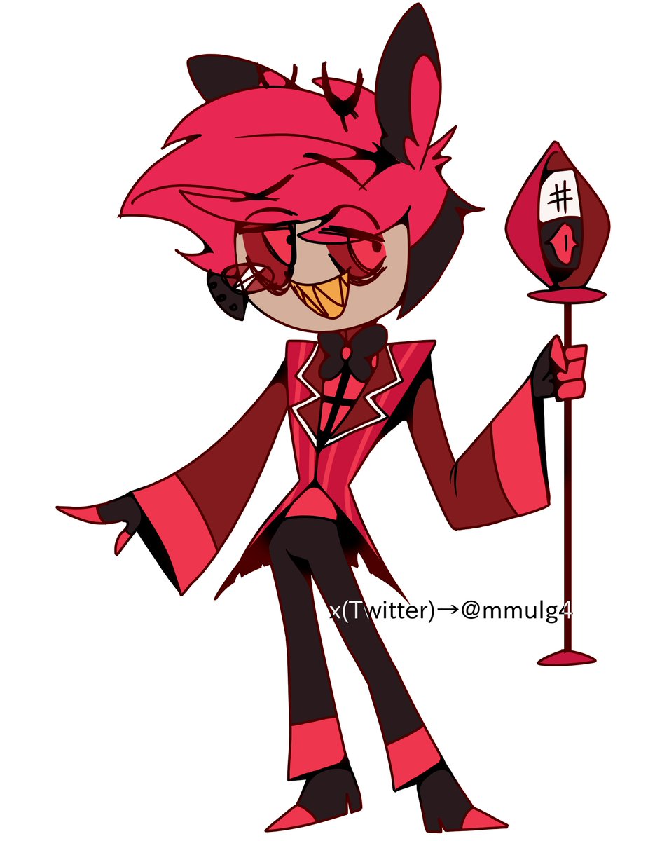 mmulg4's tweet photo. ノリで描いてみました
📺も暇になったら描こうと思います
#HazbinHotel
#HazbinHotelFanart
#ハズビンホテル https://t.co/YmNWrcA2NE