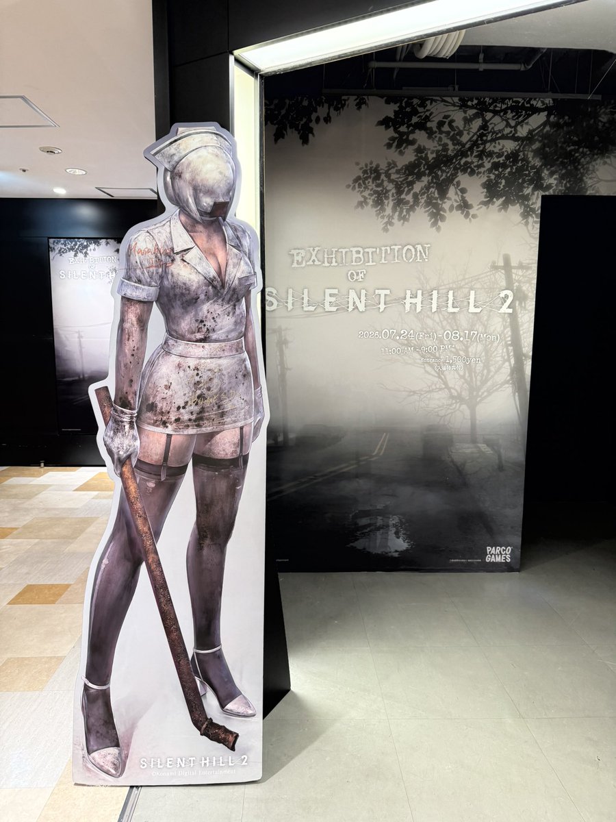 code_L38's tweet photo. 素晴らしすぎる展示に行きました。
SH2が改めて好きなのだと思わせてくれる素敵な展示だった！

#サイレントヒル https://t.co/bjMvXuFDg0