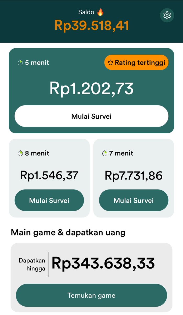 caprigrillluv's tweet photo. Haloo, ini ada freelance aplikasi survey dan main game yg bisa dapetin uang tambahan modal hp dan kuota di rumah!

Ini aku udh coba, baru day 1 udh bisa dapat segini emng harus sabar dan konsisten juga yaap 

Bisa download di app store/play store namanya “Multipollls” atau bisa klik link ini https://t.co/NhDP4RYEal

Yuk cobain gaes‼️
#freelance #survey
