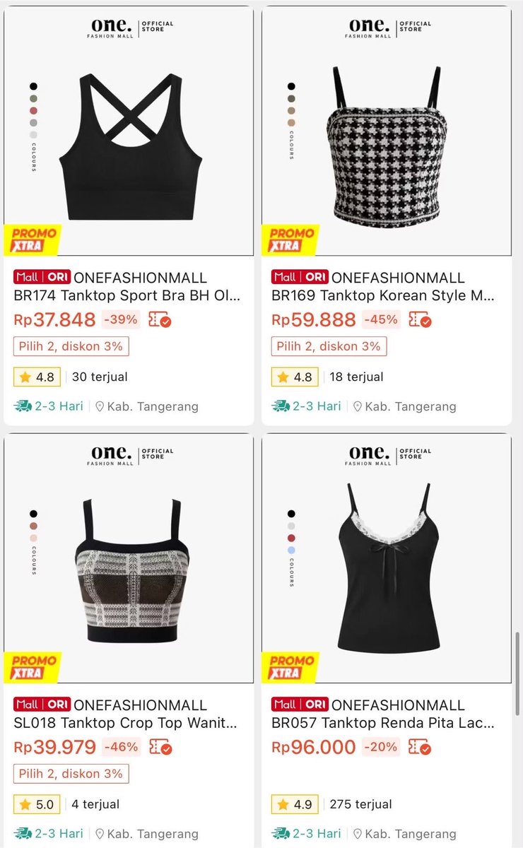 xurentpost's tweet photo. IN THIS ECONOMY SENENG BANGET NEMUIN HIDDEN GAME TANKTOP LOKAL YANG MURAH 😭💗 https://t.co/vZXv9oPJw0