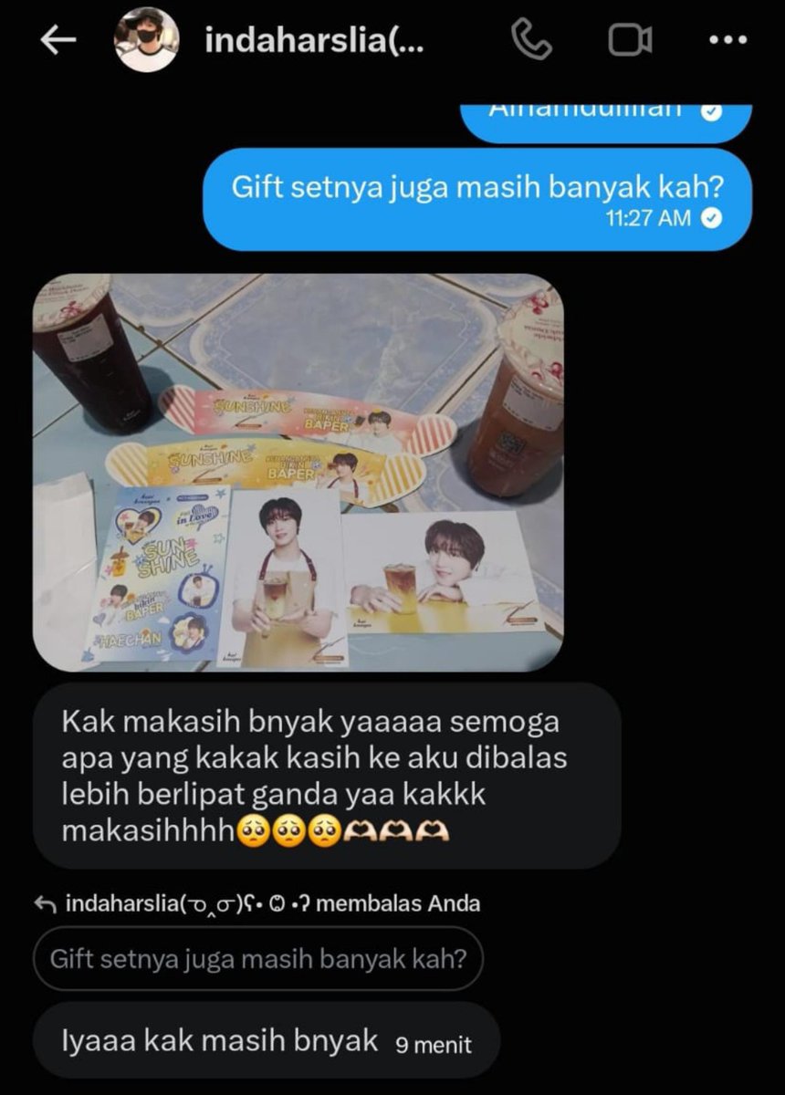 puminrh's tweet photo. @dongdongluvy gemas sekali, Untungnya masih avail ya stocknya. Sekali lagi selamat ya itu rezeki kamuu🥰🫶🫶 https://t.co/tV6PJuqI3k