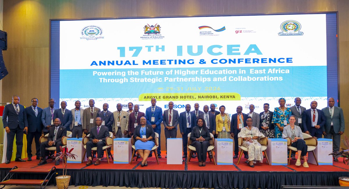 eaur_rw's tweet photo. #EAUR was proudly represented by our Vice Chancellor @kaberacallixte at the 17th IUCEA Annual Meeting & Conference in Nairobi, Kenya. The conference brought together higher education leaders to strengthen partnerships and shape the future of higher education across East Africa. https://t.co/NnTn4e1Cwd