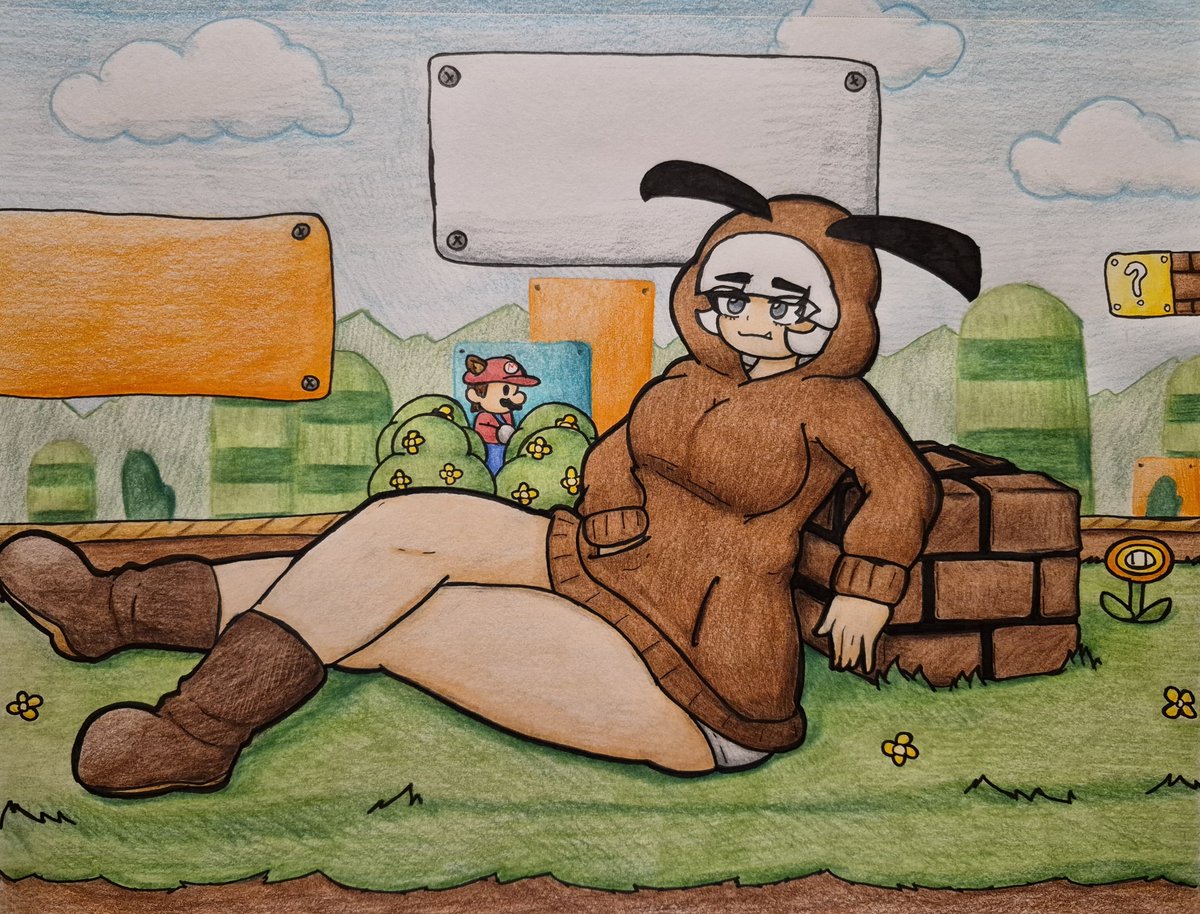WGDraws1's tweet photo. 🤎 Goomba Girl 🤎
#fanart #supermariobros #supermariobrosfanart #supermariobros3 #supermariobros3fanart #goombagirl #goombagirlfanart #minus8 https://t.co/8RMf2hsu7O