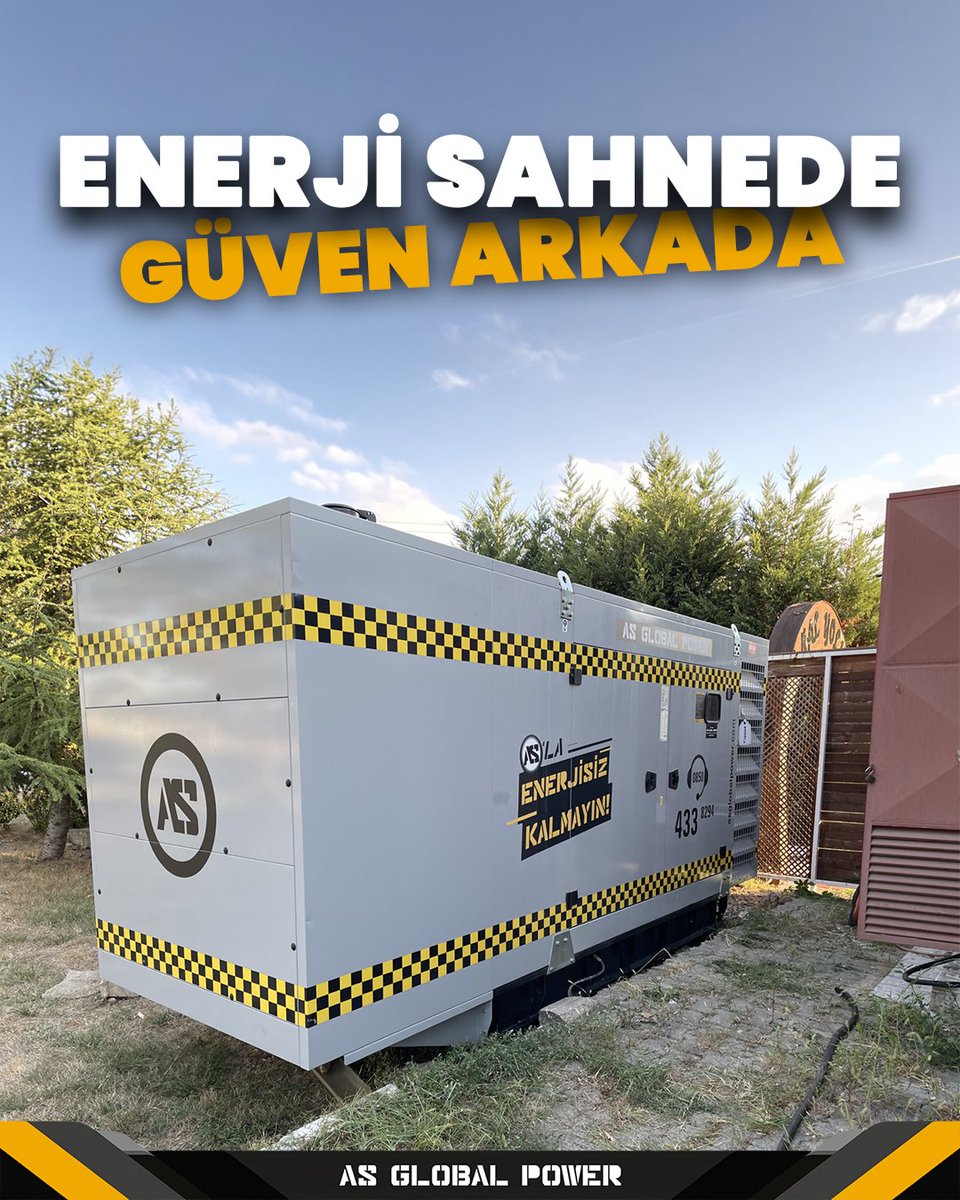 ASGLOBALPOWER1's tweet photo. Etkinliklerin, organizasyonların ve özel projelerin kusursuz ilerlemesi için güçlü bir enerji altyapısı gerekir.

AS GLOBAL POWER, ihtiyaç duyulan her anda kesintisiz enerji çözümleriyle sahnenin görünmeyen gücü olur.

#ASGlobalPower #JeneratörKiralama #EnerjiKiralama https://t.co/Nns3iMuyQY