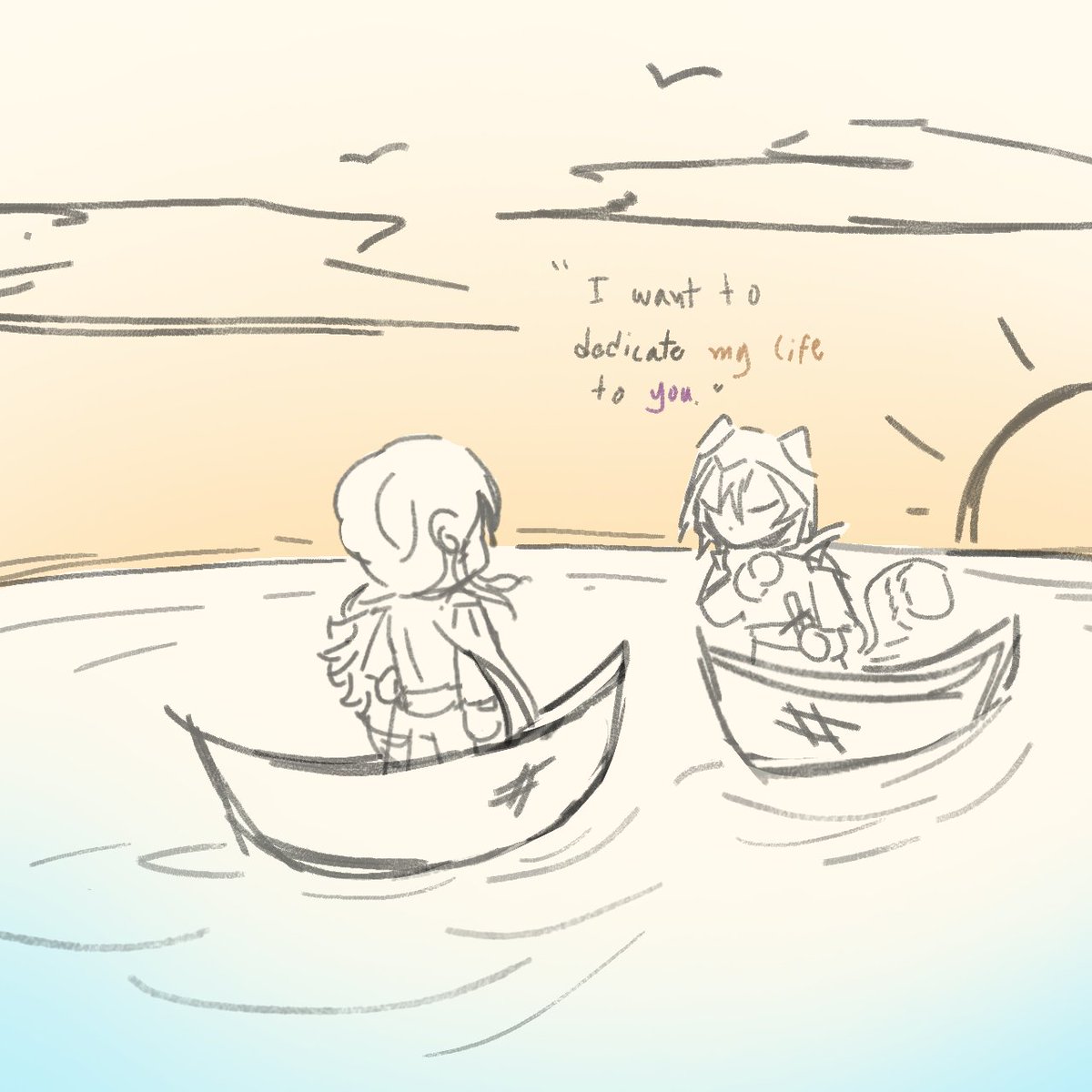 Soroi_lay's tweet photo. Quick doodle for now! 

Day 1: meeting spot

#assassinduo #qsmp2fanarts #assassinduomonth https://t.co/mXJYoSpsMt