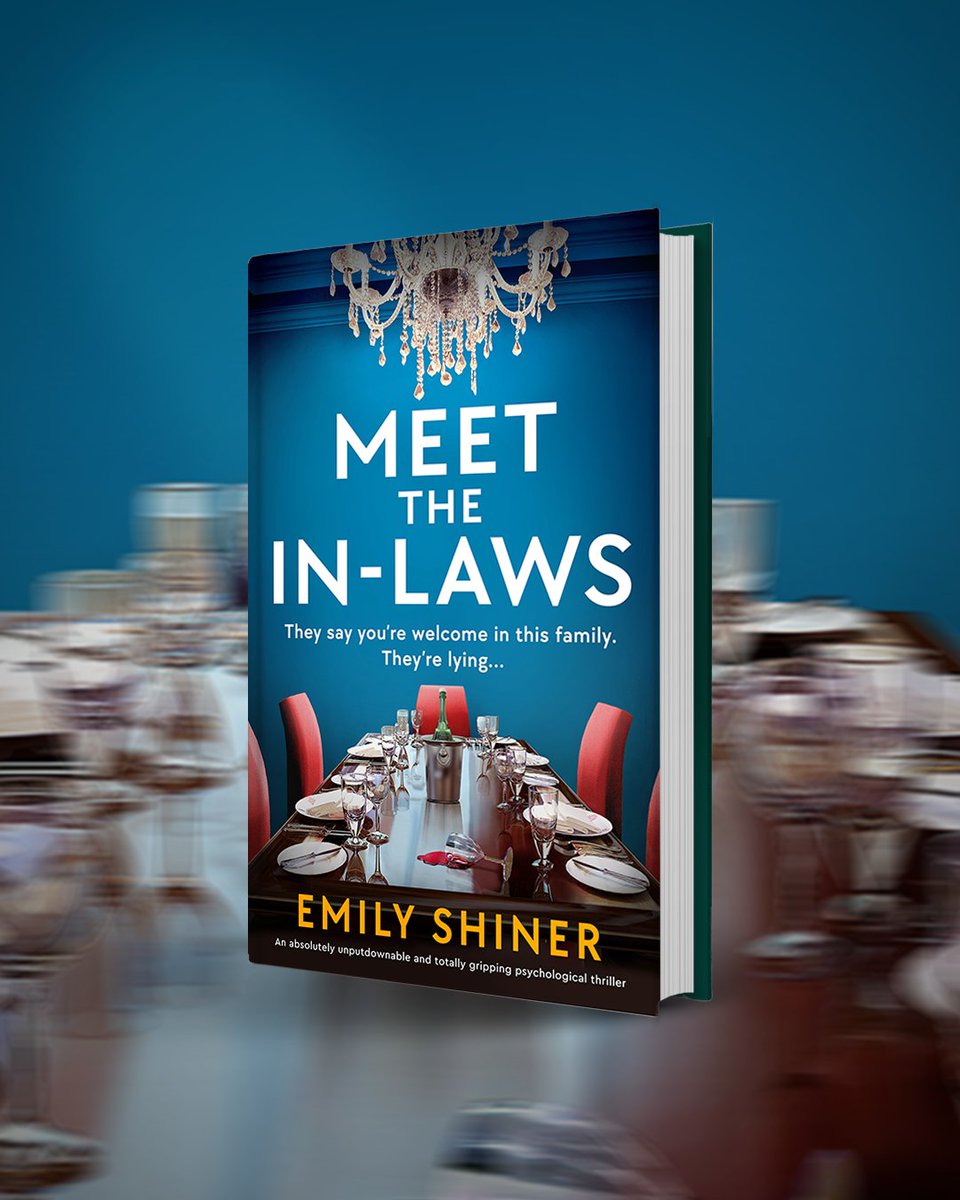 bookouture's tweet photo. Meet the In-Laws by Emily Shiner is an absolutely unputdownable psychological thriller that will keep you up reading late into the night!

Grab your copy here: https://t.co/8qlDs3rP8u

Audio: 
UK: https://t.co/YJY2wcaPsC
US: https://t.co/7uxwXDG9J2
🎧https://t.co/qDeJXHkUHb https://t.co/TLQWk894mT