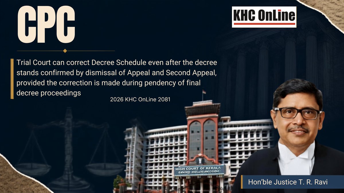 khconline1's tweet photo. #CPC #CivilProcedureCode #TrialCourt #DecreeCorrection #FinalDecree #CivilLitigation #LegalPrecedent #IndianLaw #CivilLaw https://t.co/8Cc4PXs1SU