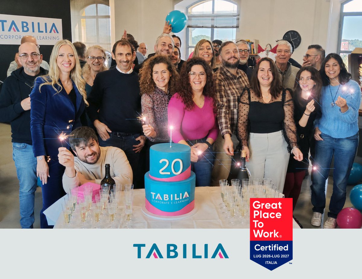 GPTWItalia's tweet photo. 🎉 Congratulazioni a tutto il team di TABILIA Società Benefit per aver ottenuto anche quest’anno la certificazione di Great Place To Work® Italia.

🔗 Scoprite di più sull’azienda al seguente link: https://t.co/k6O0mBD6SO

#gptw #lavoro #aziende #GreatPlaceToWork https://t.co/hbdQWjVrRL