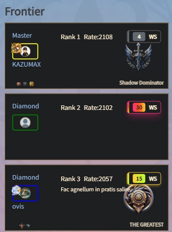 bfh_global's tweet photo. ■46th Rank Match Results
After two weeks of fierce competition, here are the winners at the top of the Rank Match!
👑Epic:犬山ゎんタロー
👑Uncommon:KAZUMAX
🎉Congratulations!🎉
#BFH https://t.co/CTL96efMWB