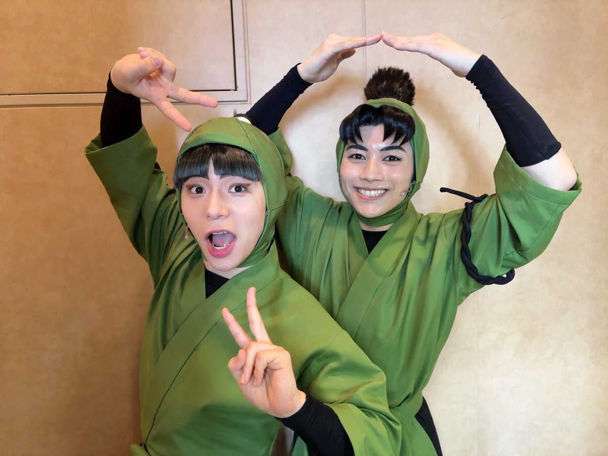 tokia0223's tweet photo. 忍ゲキ8公演目ありがとうございました！
なんか久しぶりの孫兵と！
とてもいい笑顔してます！

夜公演もよろしくお願いします！ https://t.co/Ib67ys8wHm