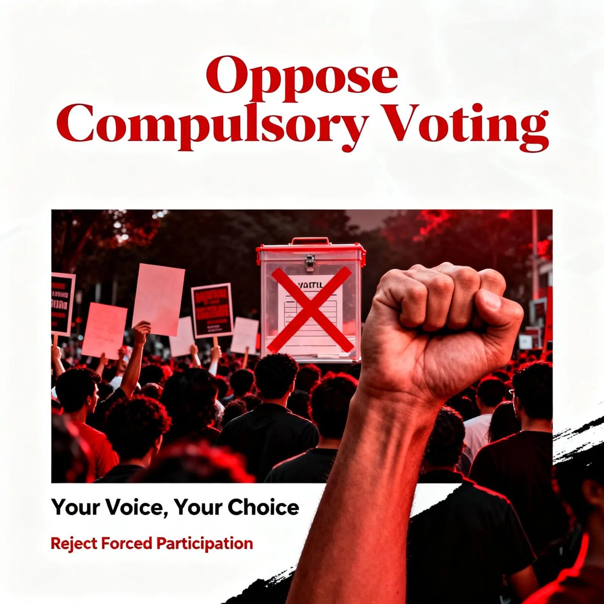 driver_durham's tweet photo. Everybody should vote, but not by force. https://t.co/1LfkCvIAqV