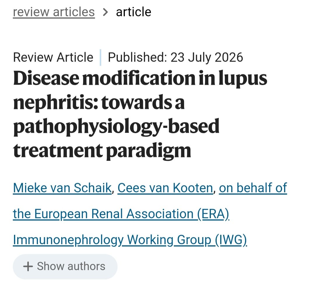 Lupusreference's tweet photo. ✅ Check our latest publication in @NatRevNeph about Disease modification in #lupus #nephritis: towards a pathophysiology-based treatment paradigm 🎯
👀 Read-only link: https://t.co/6I7tQ3n7iA https://t.co/Rijy6CqddM
