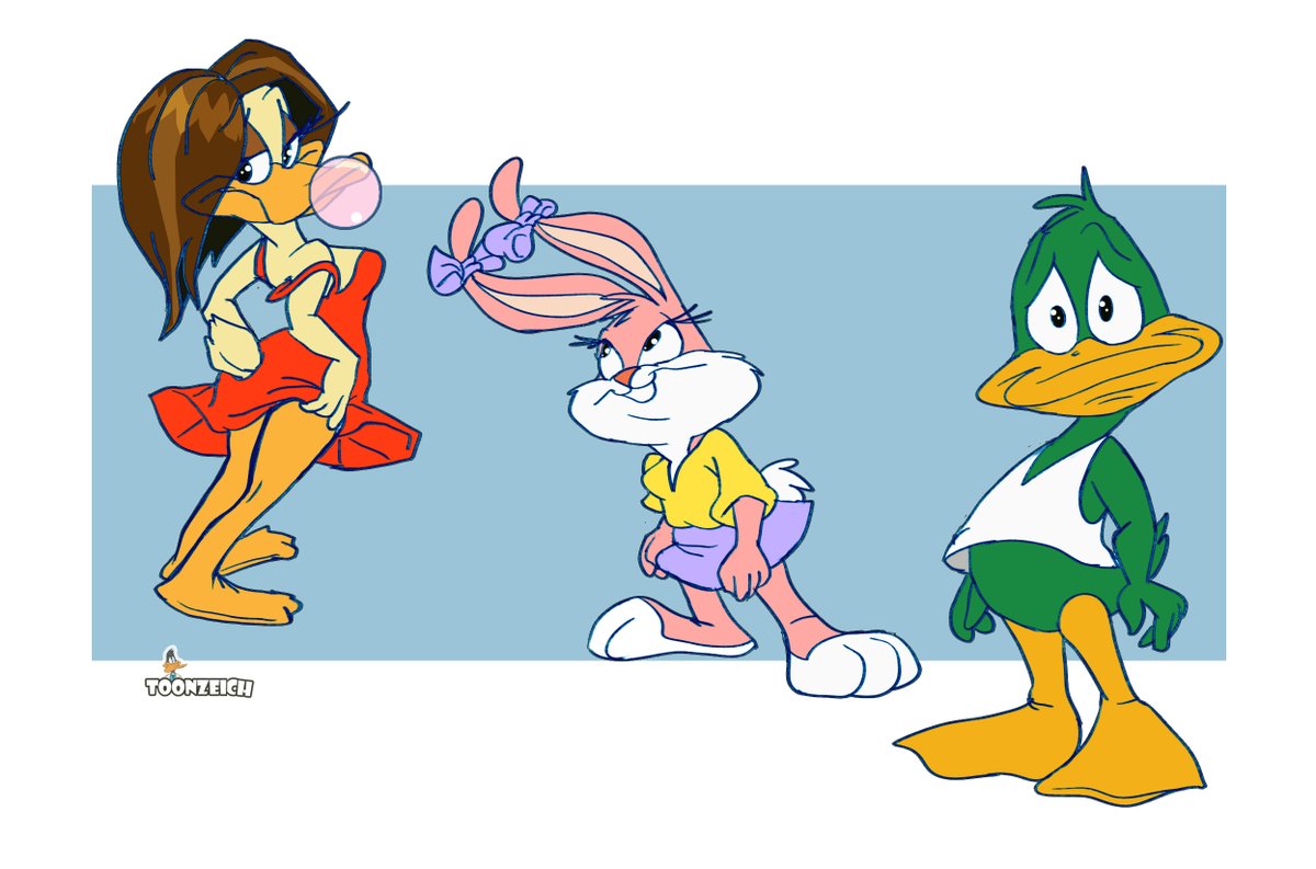toonzeich's tweet photo. I don't.. know? lol I drew Tina, then didn't know what else to do with that, so I drew Babs. But I was like.. Babs, why are you staring like that. So I drew Plucky with my own reaction. Basically it's just psychosis as a picture 🤪
#LooneyTunes #Tina #Babs #Plucky #show #drawing https://t.co/Zp5ZWQMlDJ