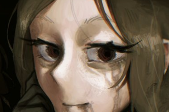 br0k3nD1sk_'s tweet photo. bit obvious to notice but i like the fact that they made the pupils hollow bc of the fact that the Chimera removed their insides to live inside 
#hypnoslullaby https://t.co/O4ayTxYdrG