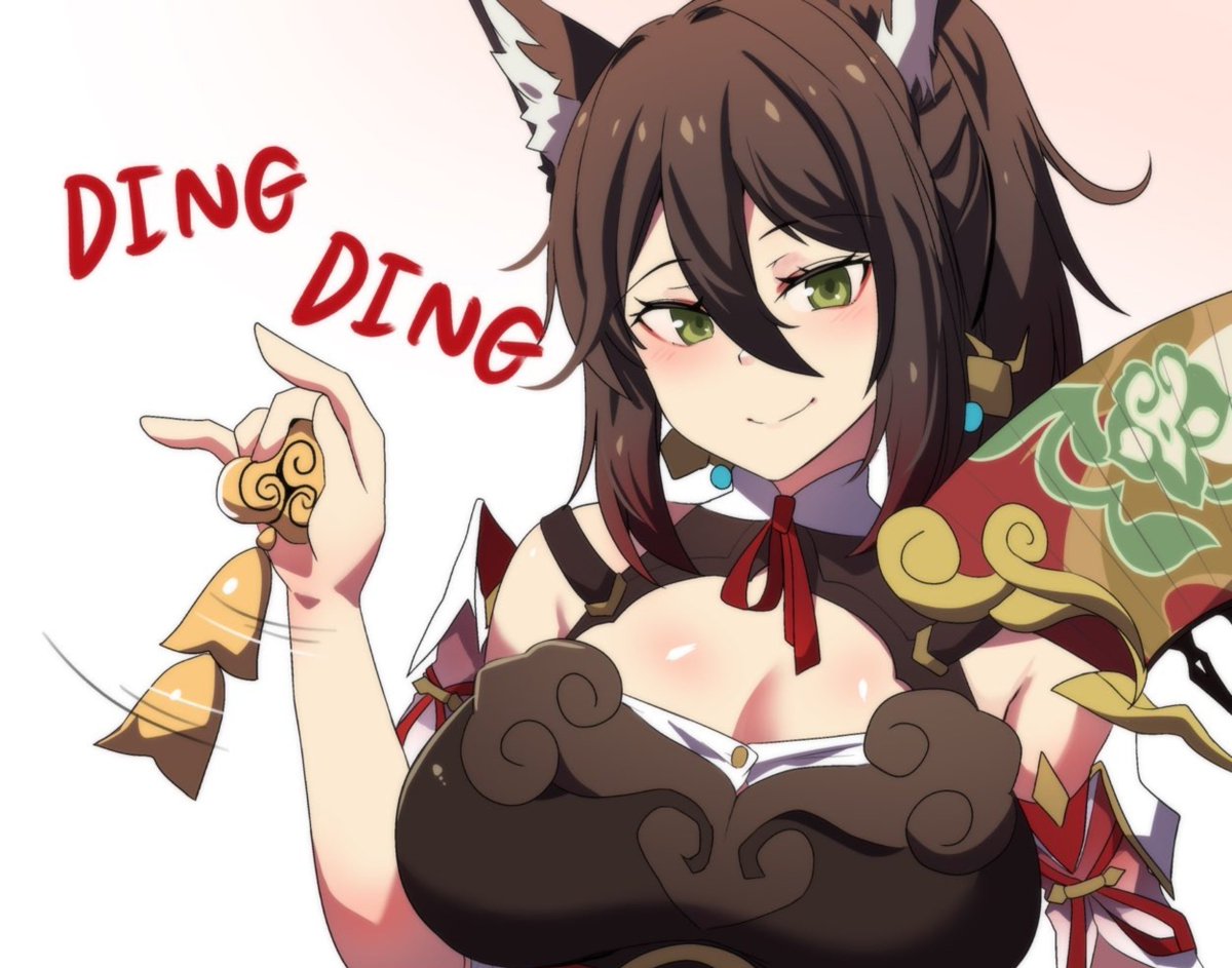 HypFugueF's tweet photo. "Oh? This bell? Well my dear Benefactors~ I use this to entrance anyone willing~ you just have to listen to the ring and let your mind sink... *Ding Ding* Just like that... Now tell me my sweet Benefactor~ how would you like miss Fugue to take care of you?"🔔

Art by: Himehinghoi https://t.co/gKi7O0a8uX