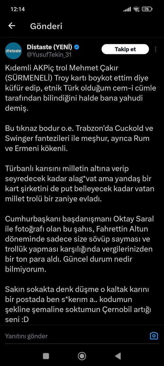 para_sanati's tweet photo. @mehmetcakir_61 @Firatismail1988 Senin hakkında niye böyle ayıp ayıp şeyler yazıyorlar? https://t.co/Nxe3PNI3VQ